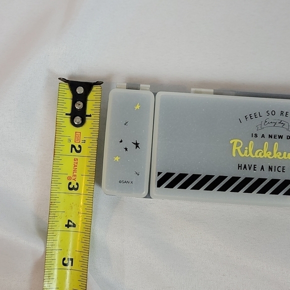 NWOT Rilakkuma Hard Cover Pencil Brush Case - Picture 8 of 10